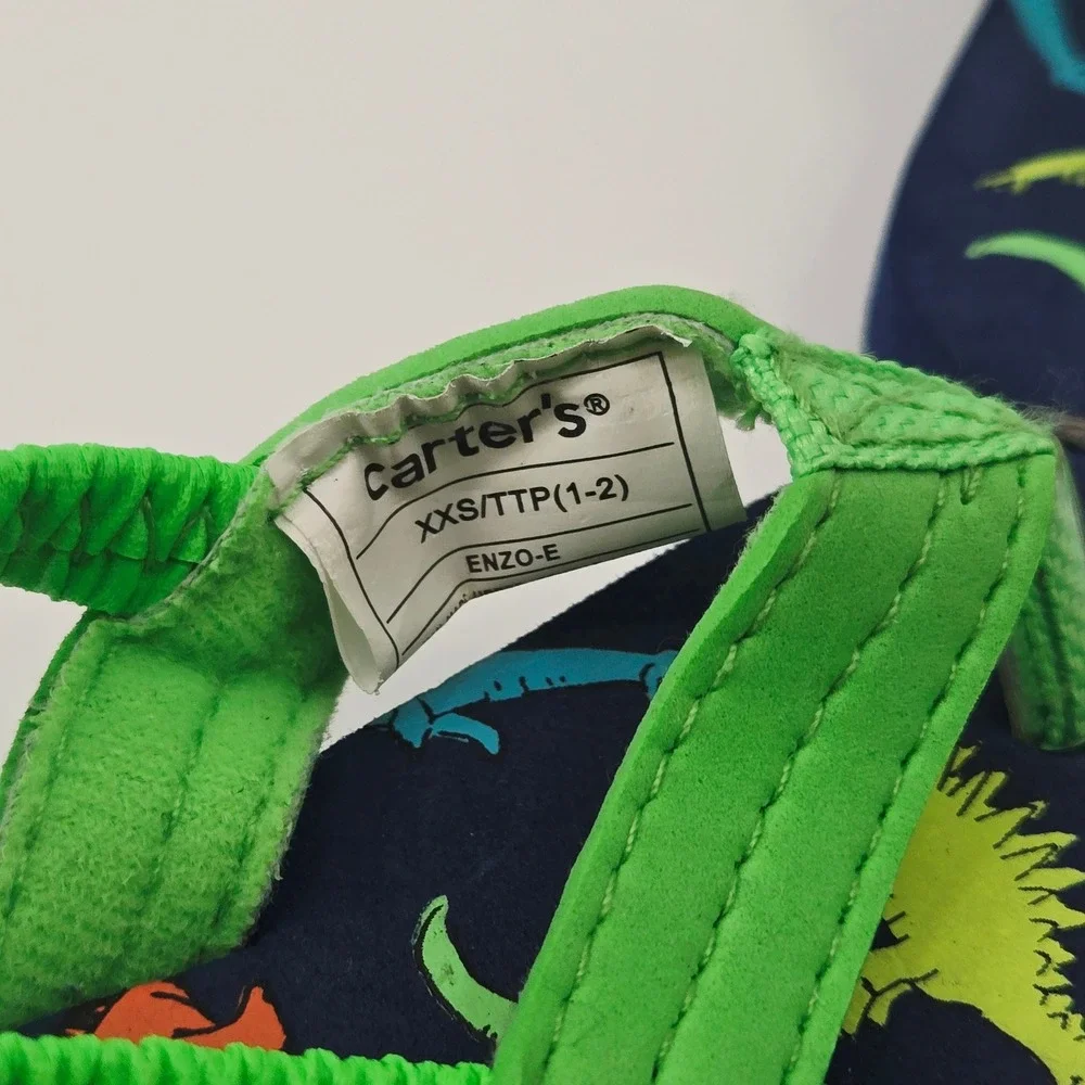 Lot of 3 Infant Baby Boys Crib Shoes Sneakers Size 3‎ 6-9M Little Me & Carter's